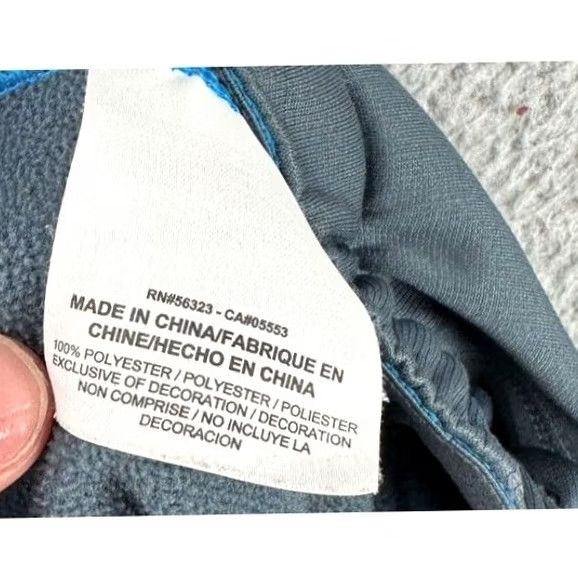 Nike Nike Therma-Fit Sweatpants Mens Large Grey Blue Straight Leg Drawstring Swoosh Size US 33 - 4 Thumbnail