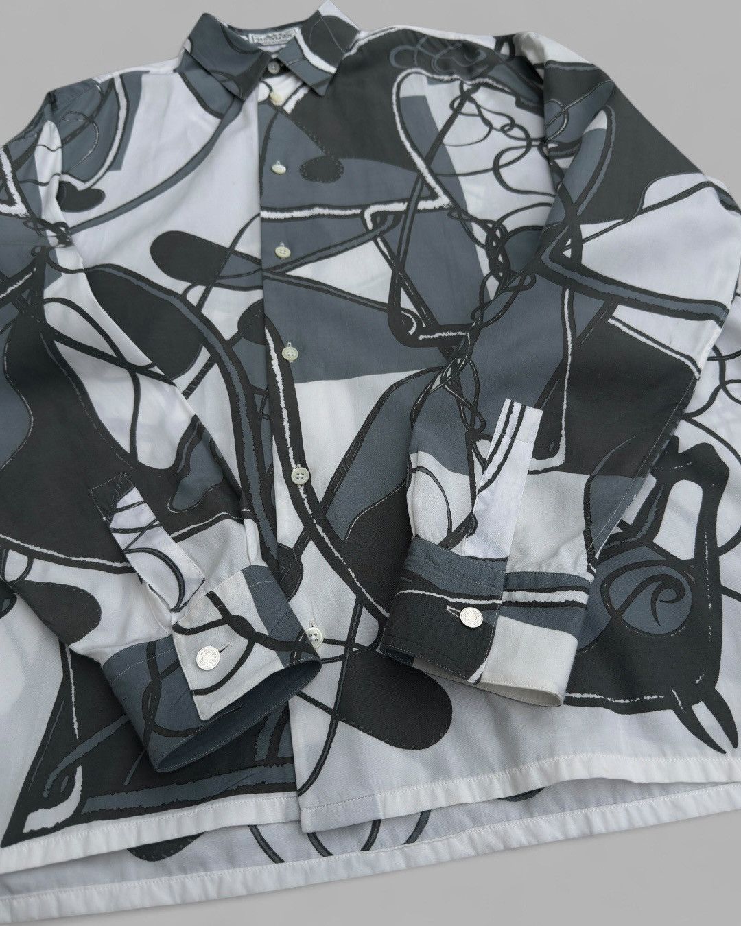 Hermes Hermes Paris By Martin Margiela Printed Silk Size US M / EU 48-50 / 2 - 10 Thumbnail