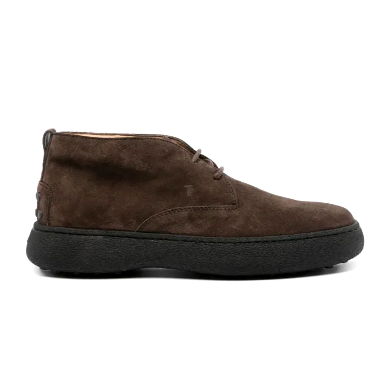 Tod's TODS Men Boots - Brown Suede Lace-Up Boot UK 6.5 / US 7.5 Size US 7 / EU 40 - 3 Thumbnail