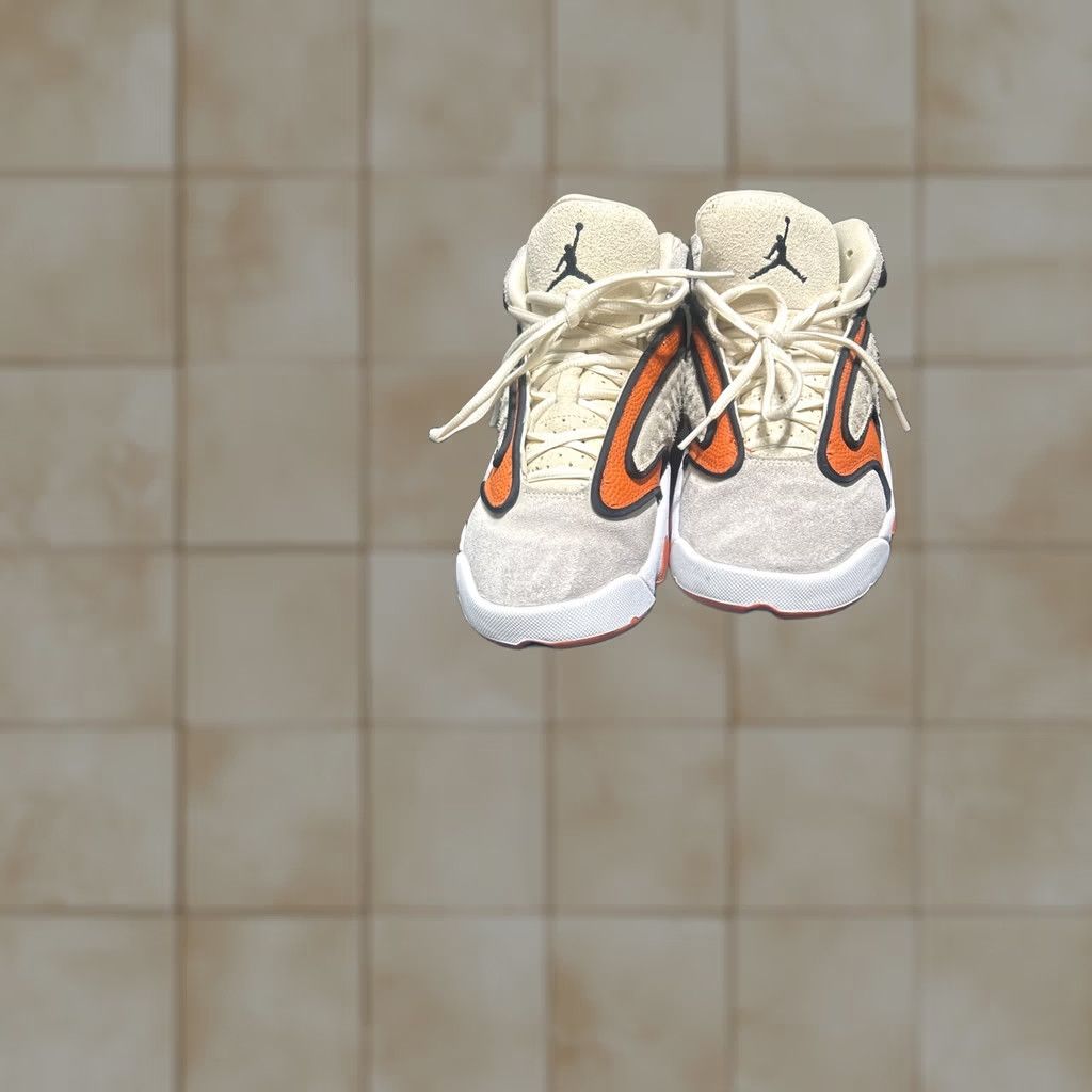 Jordan Brand JORDAN Air Jordan OG Coconut Milk - 8 Womens Sneakers Orange/Cream EUC - Sneaker Athletic Size US 8 / IT 38 - 1 Thumbnail