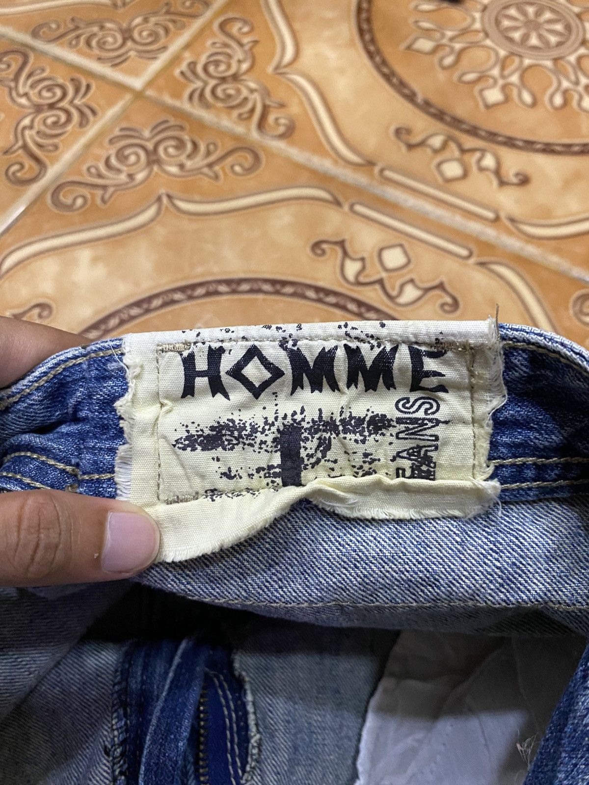 Japanese Brand HOMME JEANS Size US 32 / EU 48 - 8 Thumbnail