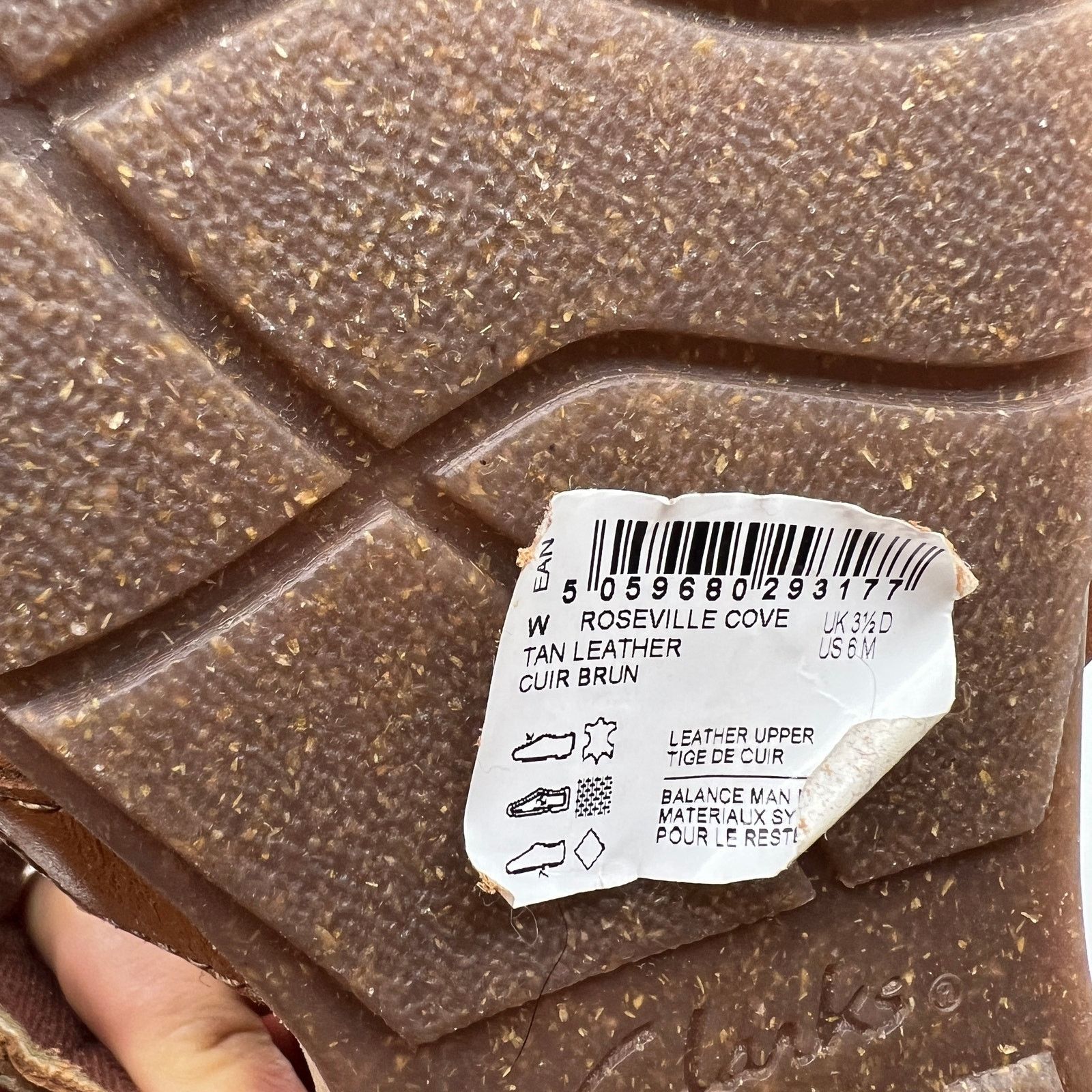 Clarks Clarks collection Women's 6 M Brown Leather Sandals Ankle Size US 6 / IT 36 - 9 Thumbnail