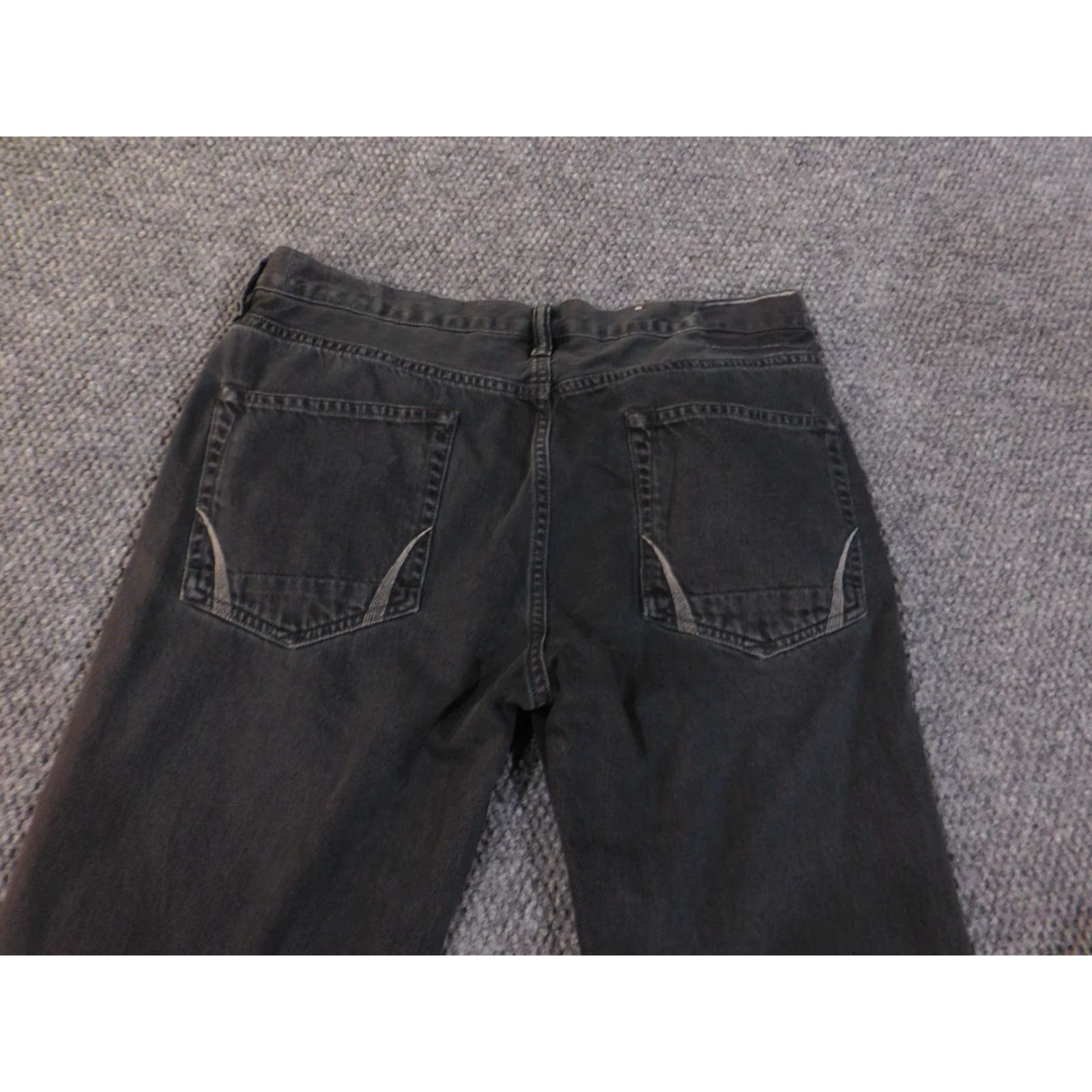 Allsaints AllSaints Jeans Men 32x30 Gray Denim Straight Button Fly 30 In Inseam Classic Cowboy Pockets Regular Style Modern Fit Mens Size US 32 / EU 48 - 6 Thumbnail