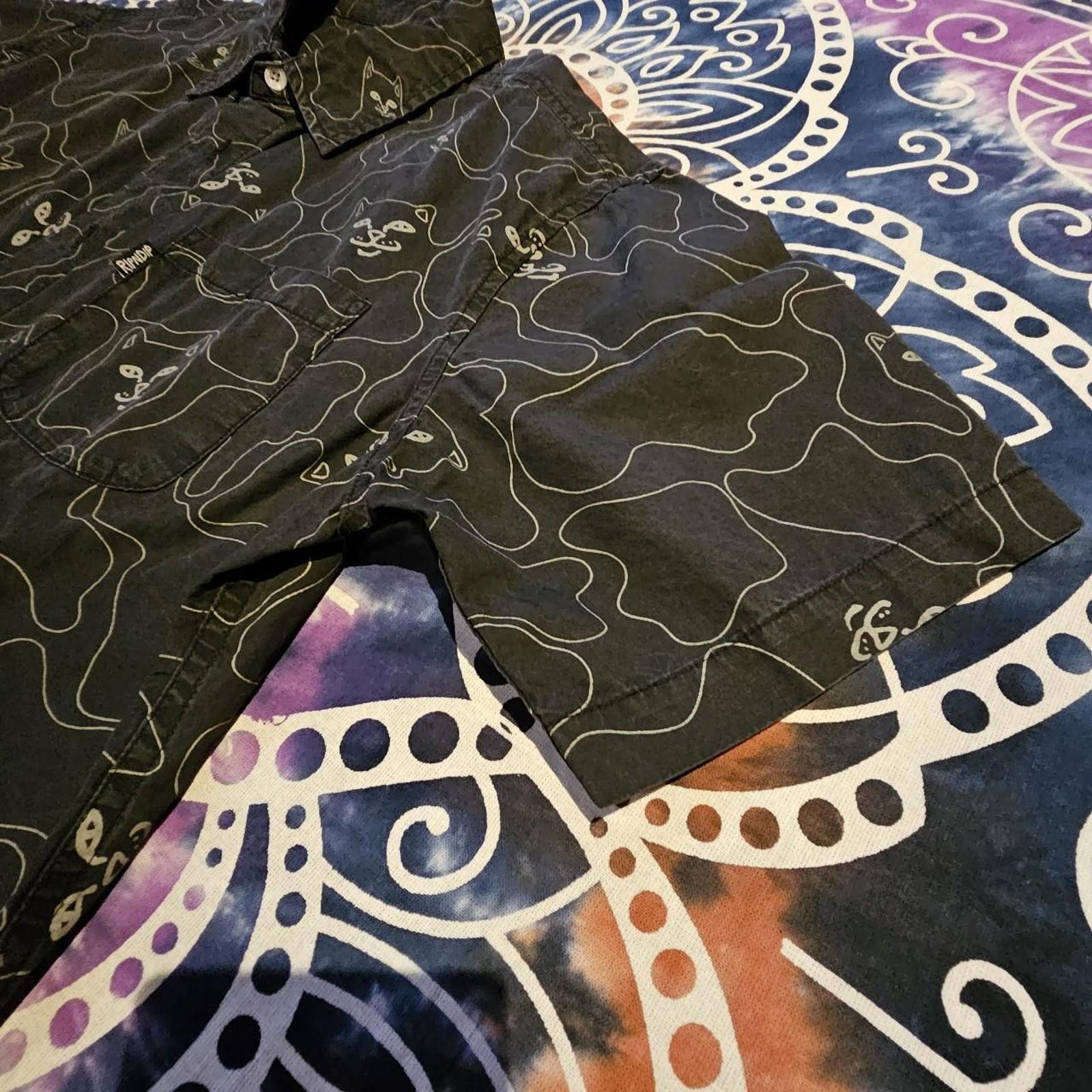 RIPNDIP RIPNDIP Men's Black and White Button Down Shirt Size US M / EU 48-50 / 2 - 5 Thumbnail