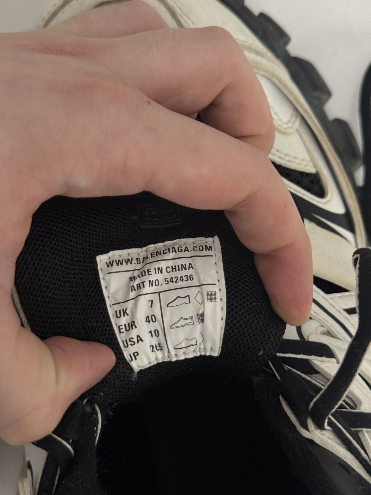 Balenciaga ✅ Balenciaga Track 1 White Black Low 40 Size US 7.5 / EU 40-41 - 10 Thumbnail