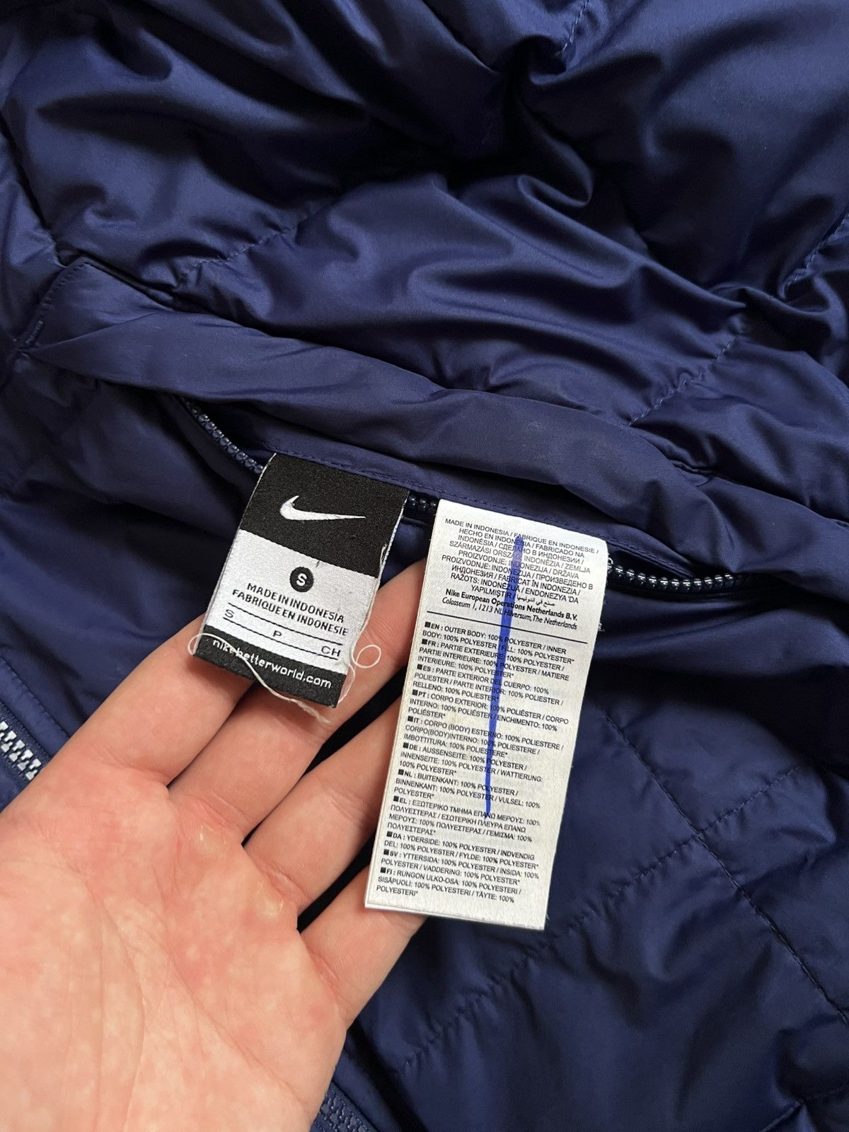 Nike Rare Reversible down jacket Nike Barcelona Size S Size US S / EU 44-46 / 1 - 18 Thumbnail