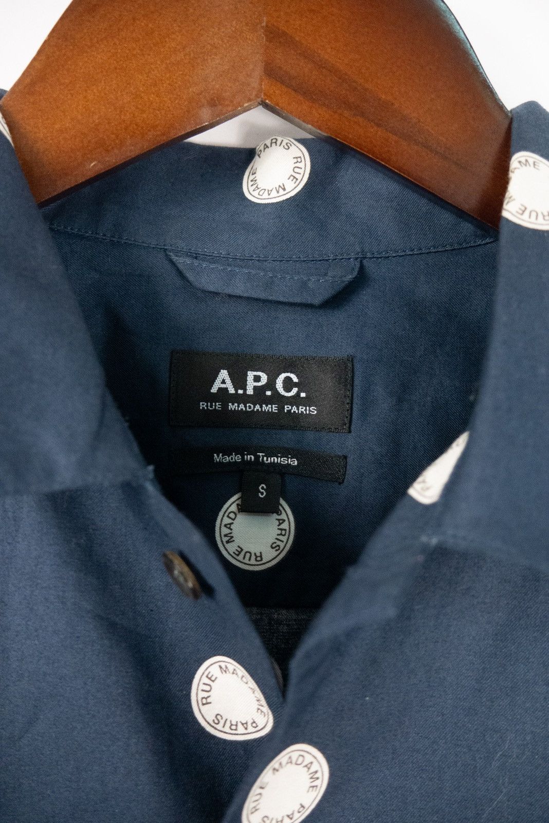 A.P.C. × Japanese Brand A.P.C pattern shirt Size US S / EU 44-46 / 1 - 5 Thumbnail