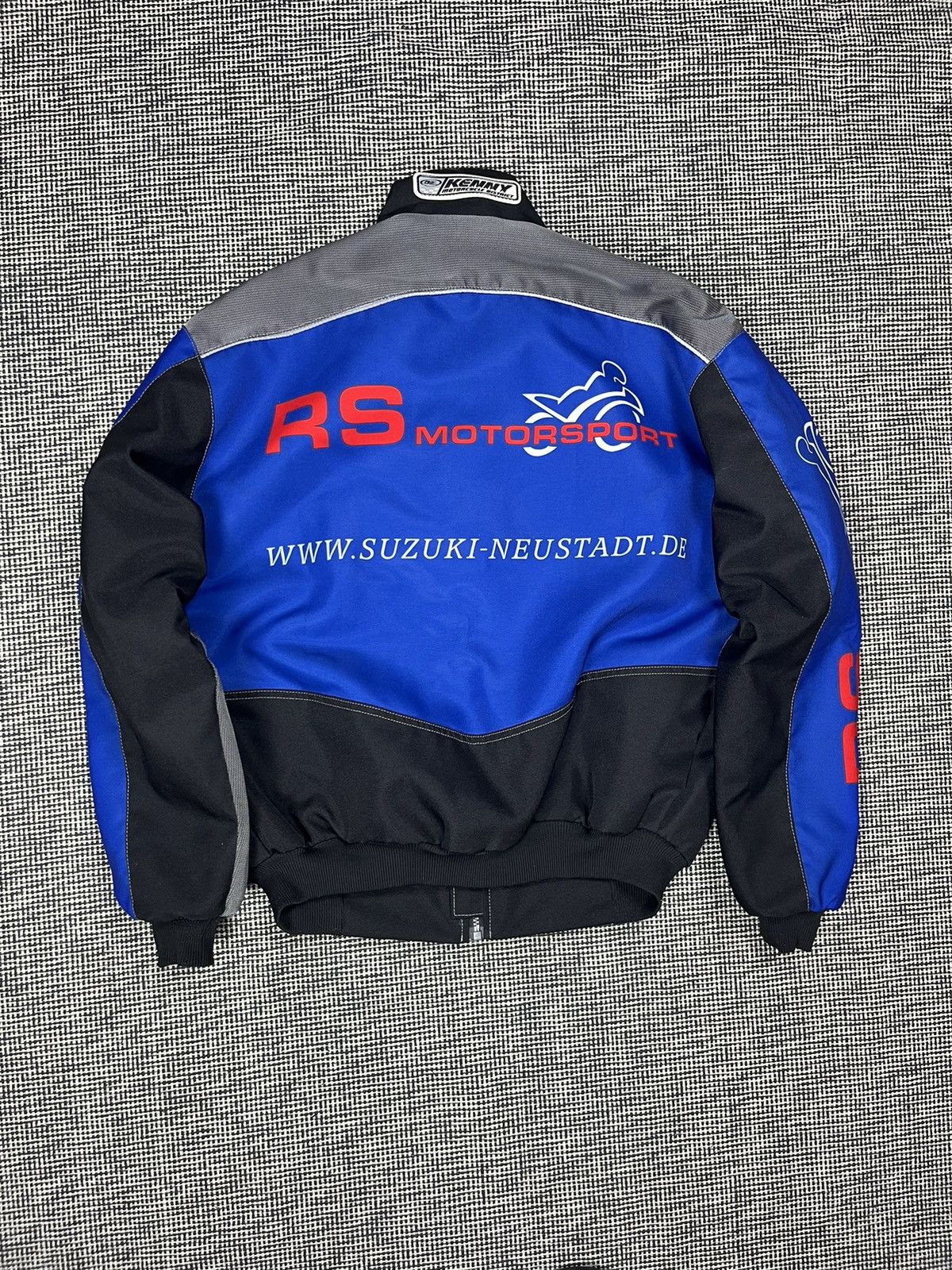 Japanese Brand Suzuki RS Motorsport vintage y2k racing bomber jacket moto Size US L / EU 52-54 / 3 - 4 Thumbnail