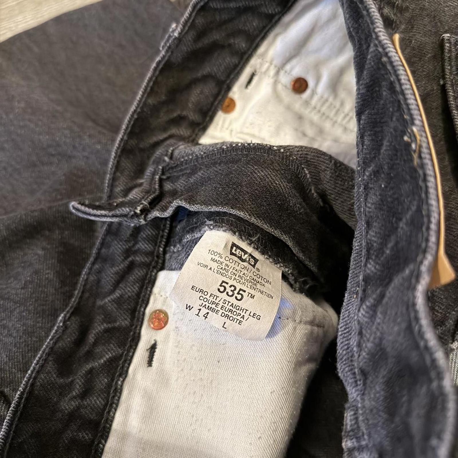 Levi's vintage Levi's 535 euro fit women’s jeans 90s 24x29 Size 24" / US 00 / IT 34 - 6 Thumbnail