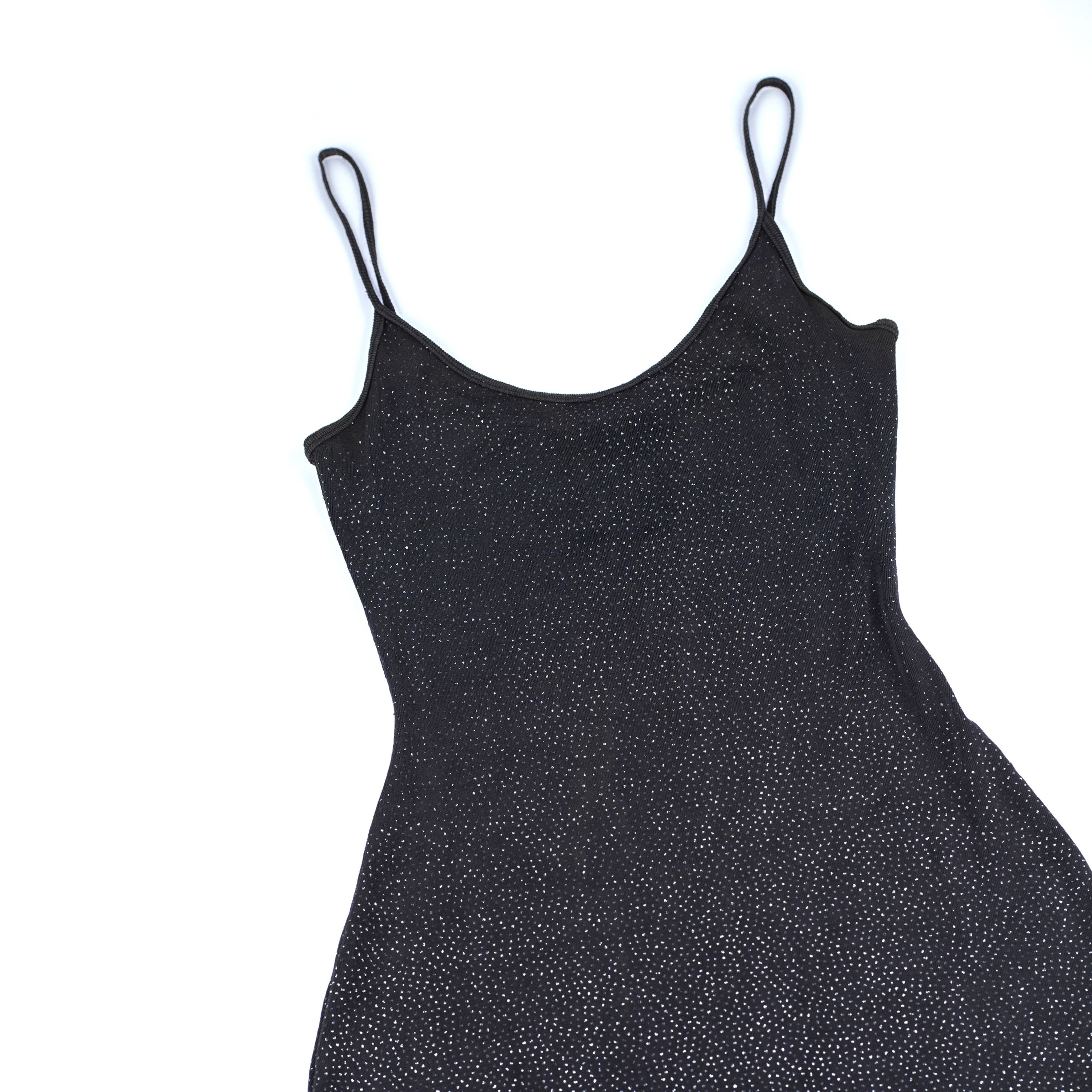 plein sud Plein Sud Vintage Black Shimmery Maxi Flowy Dress (S-M) Size M / US 6-8 / IT 42-44 - 4 Thumbnail