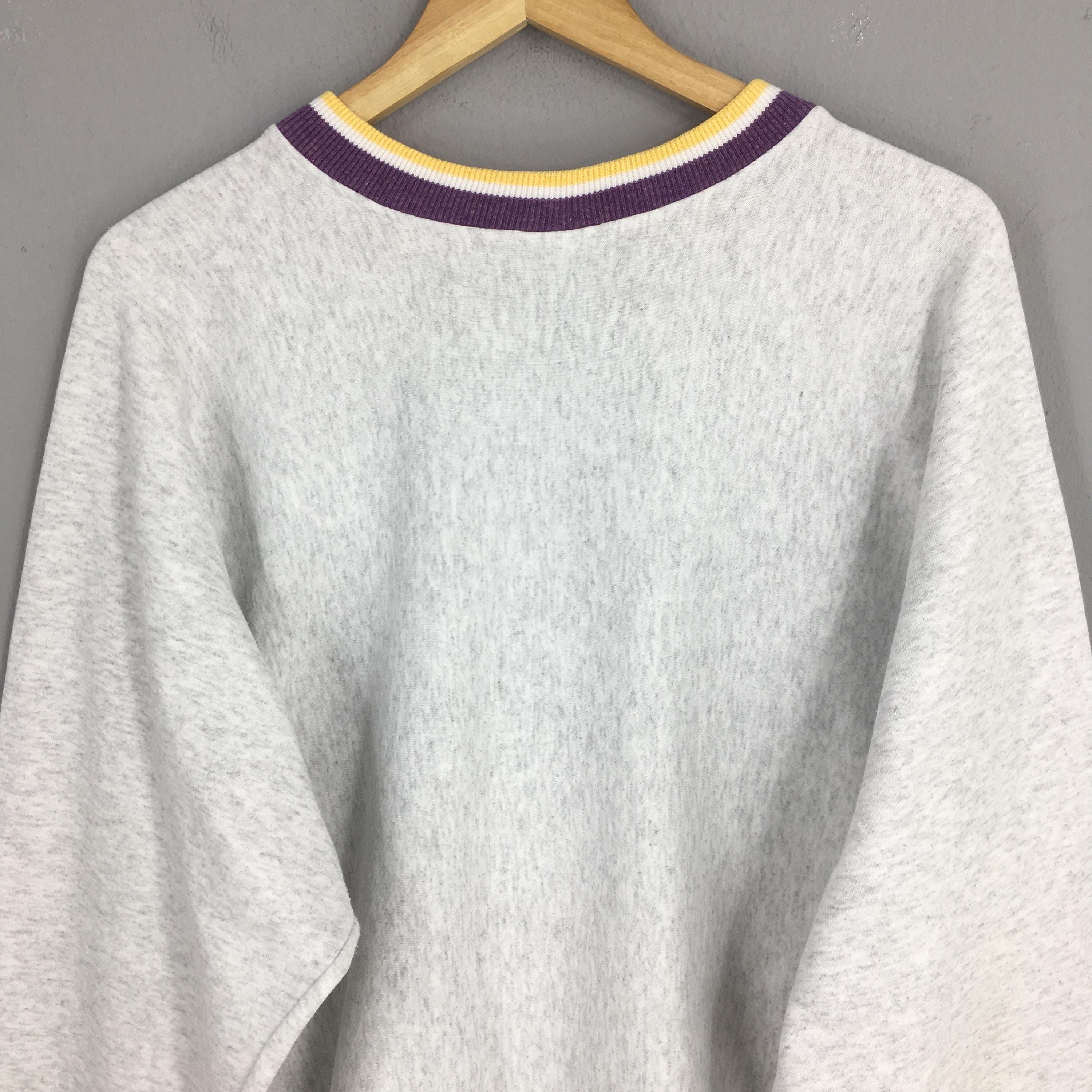 NFL Vintage 90s Minnesota Vikings NFL Sweatshirt 2XLarge Size US XXL / EU 58 / 5 - 9 Thumbnail