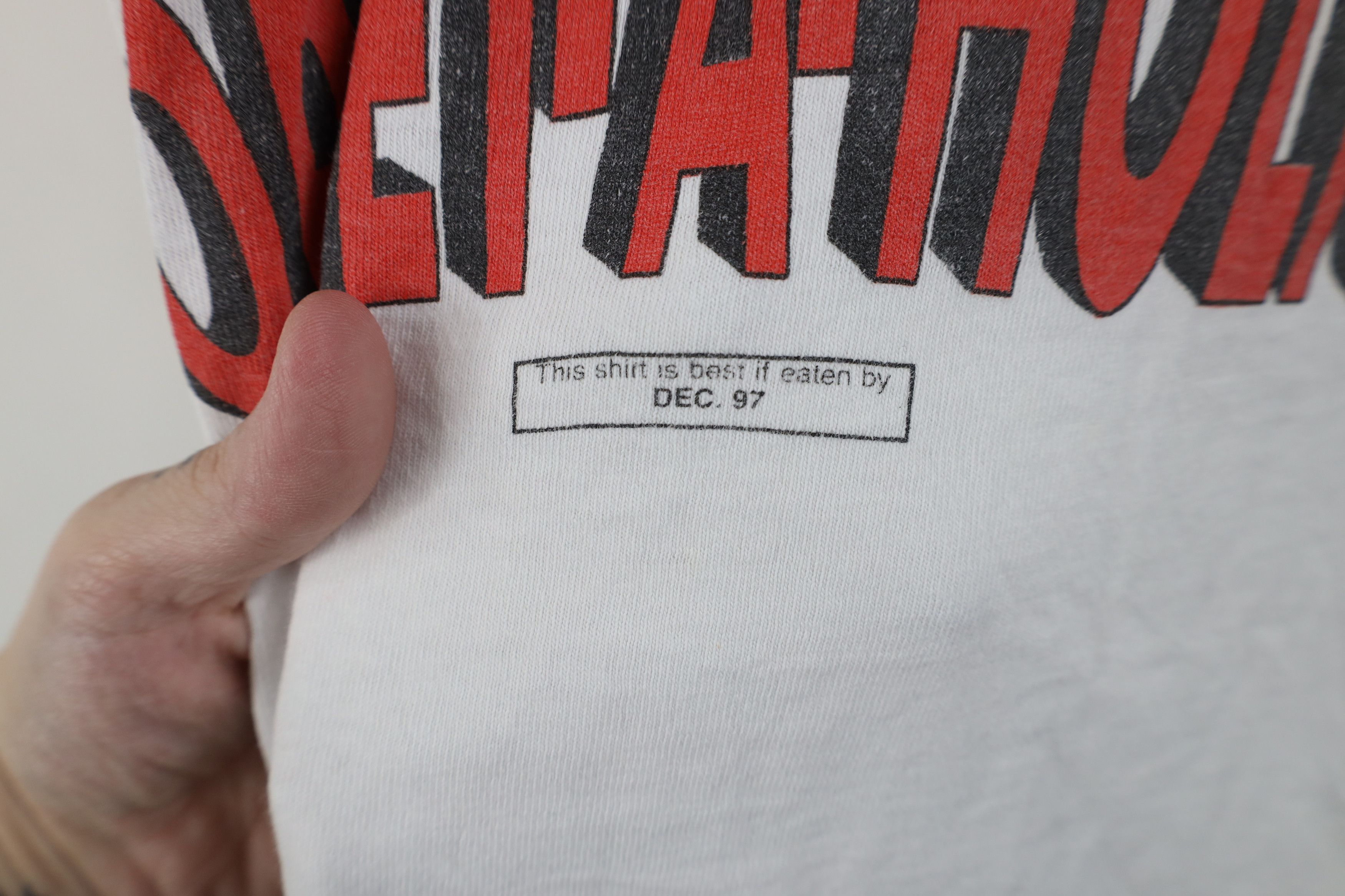 Vintage Vintage 90s 12 Step Program Funny Comic T-Shirt USA Size L / US 10 / IT 46 - 7 Thumbnail