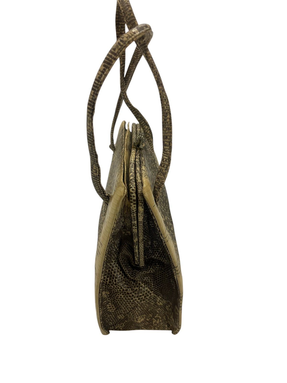Japanese Brand × Leather × Vintage LEATHER HANDLE BAG X VINTAGE Size ONE SIZE - 2 Thumbnail