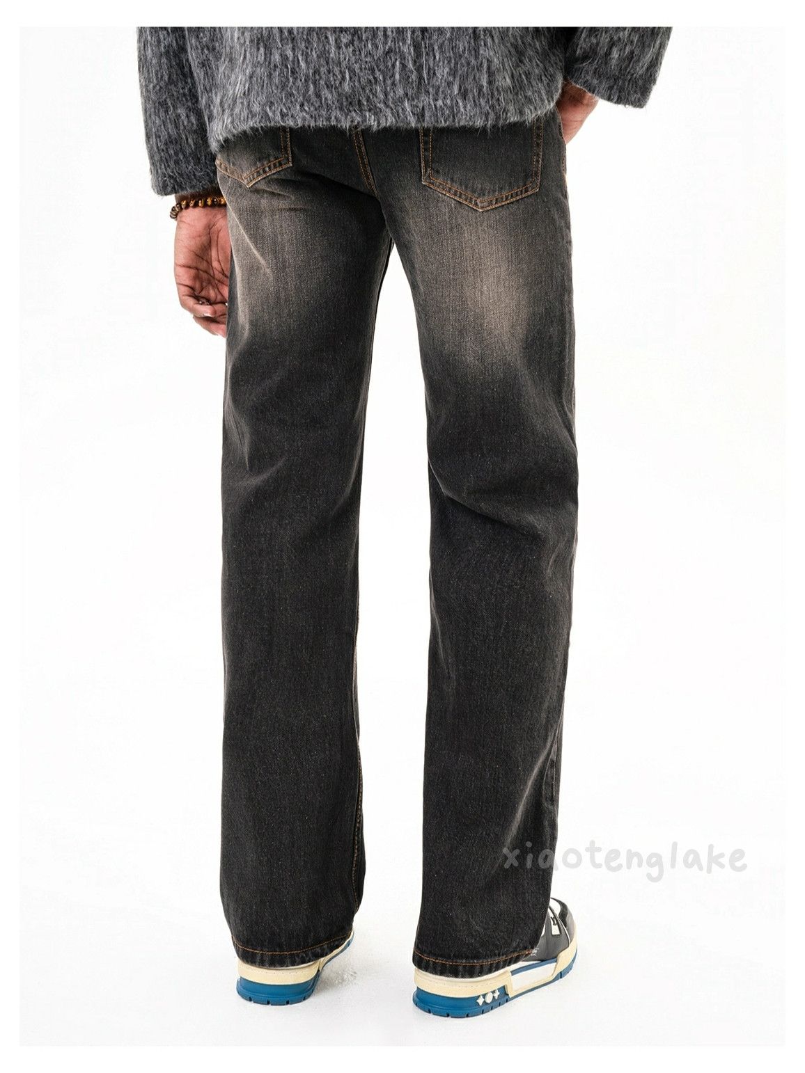 Jean × Vintage washed faded cleanfit yuppie bootcut grunge rusty jeans Size US 30 / EU 46 - 3 Thumbnail