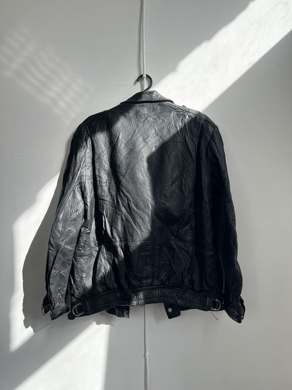 Other Vintage Leather moto biker Jacket y2k jacket Size US L / EU 52-54 / 3 - 14 Thumbnail