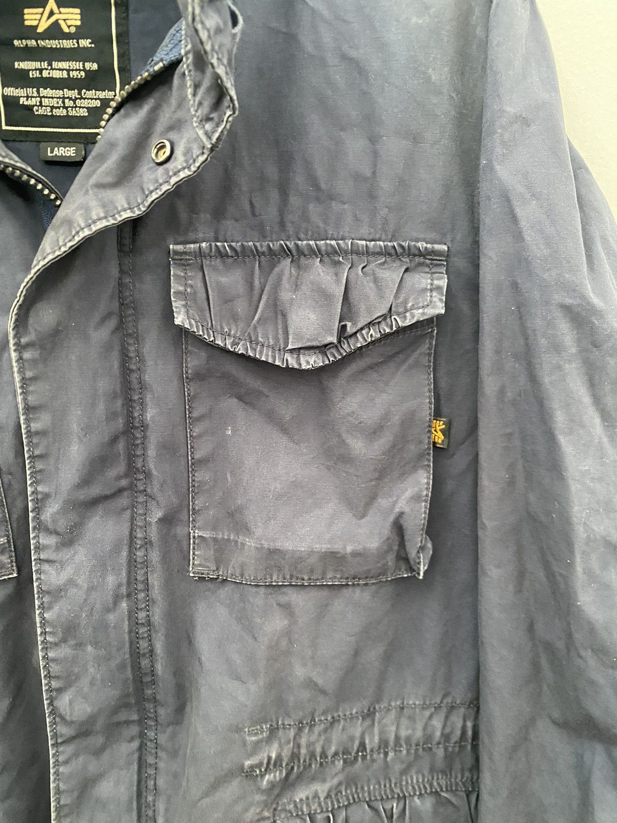 Alpha Industries × Junya Watanabe 4 Pocket Utility Tech Jacket, Casual Style Navy Design Size US L / EU 52-54 / 3 - 7 Thumbnail