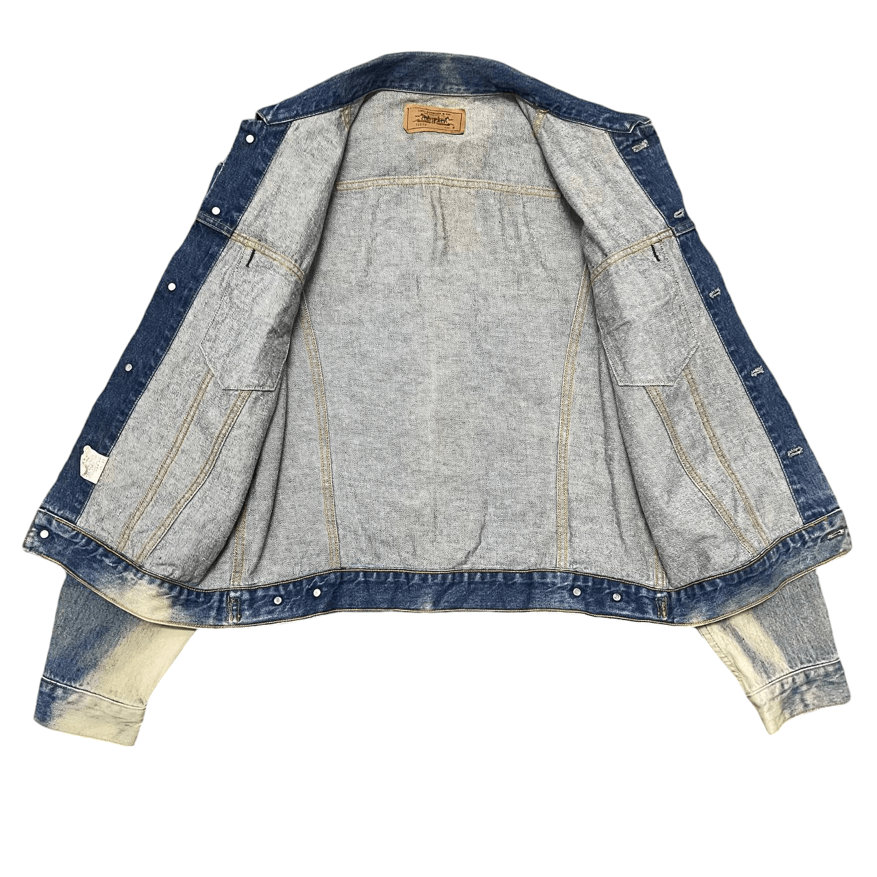 Levi's Vintage Levis Orange Single R Denim Trucker Jacket Size US M / EU 48-50 / 2 - 6 Thumbnail
