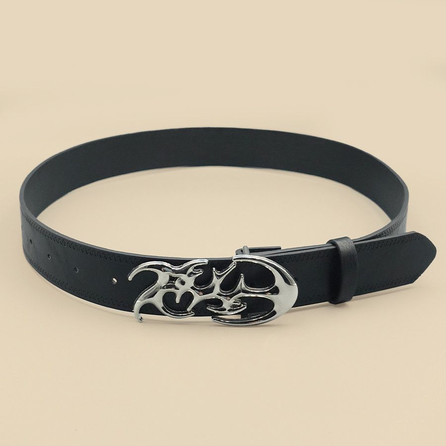 Japanese Brand × Leather Holow Bucke Belt Size ONE SIZE - 2 Thumbnail