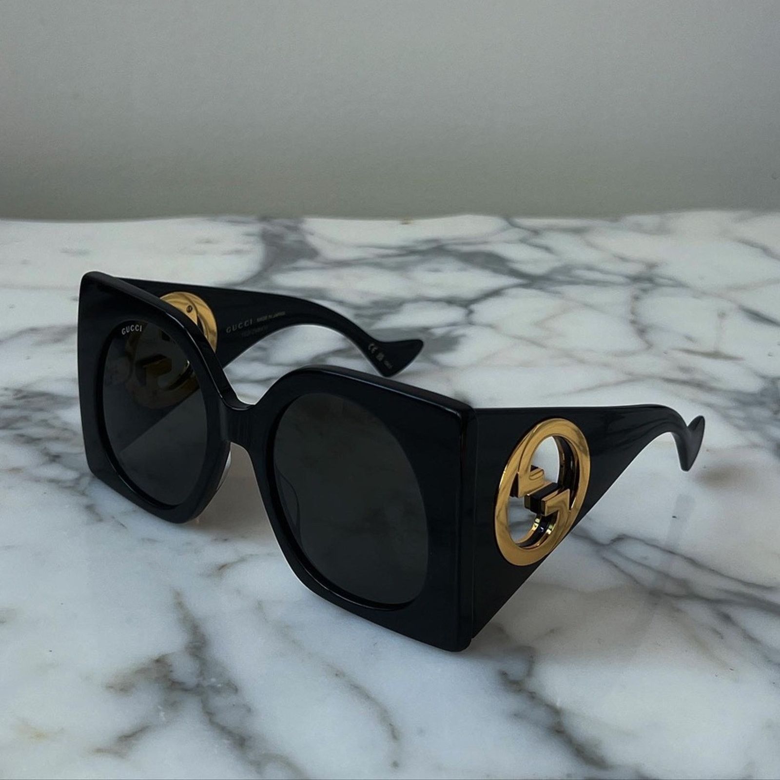 Gucci NEW Gucci GG1254S Oversized Black Sunglasses $695 Size ONE SIZE - 2 Thumbnail