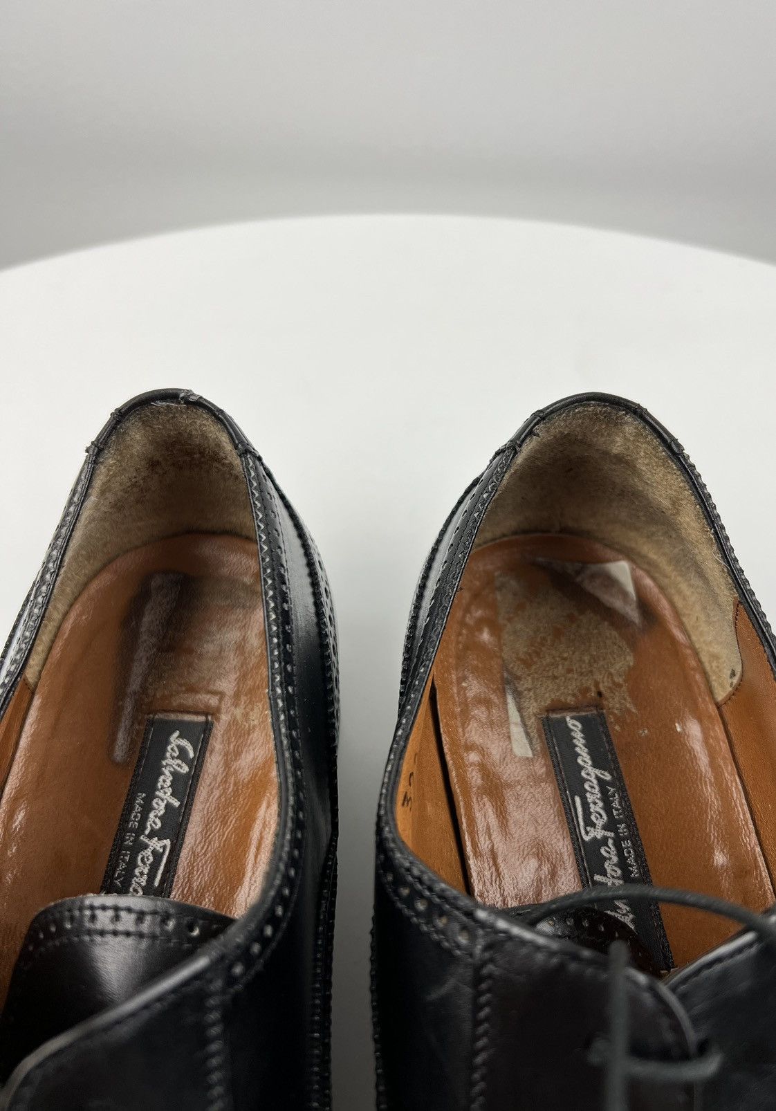 Salvatore Ferragamo SALVATORE FERRAGAMO Oxfords Leather Shoes Black Men’s Size US 10 / EU 43 - 15 Thumbnail