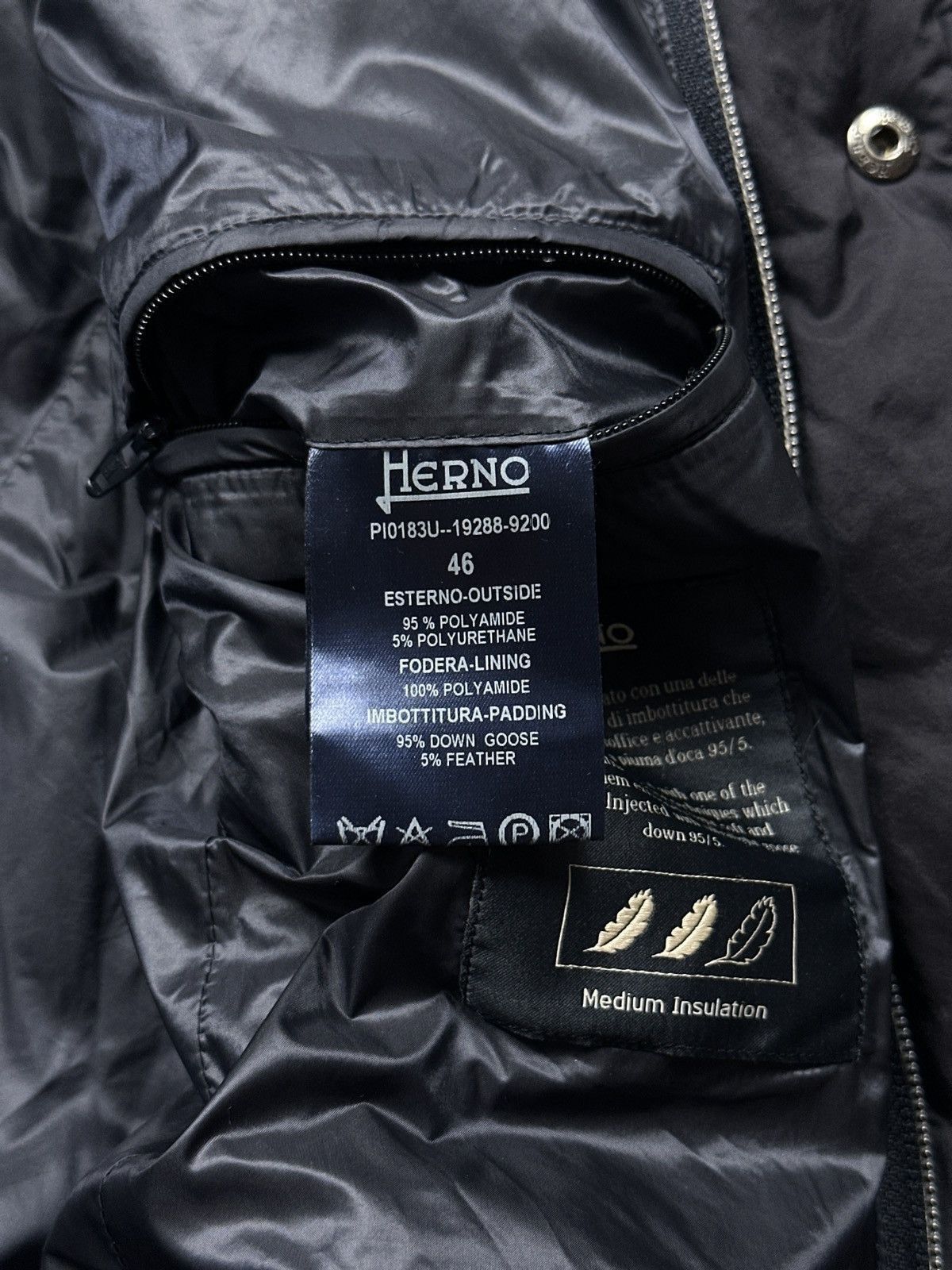 Herno Luxury Herno Loro Piana Style Micro Down Puffer Jacket Size US M / EU 48-50 / 2 - 21 Thumbnail