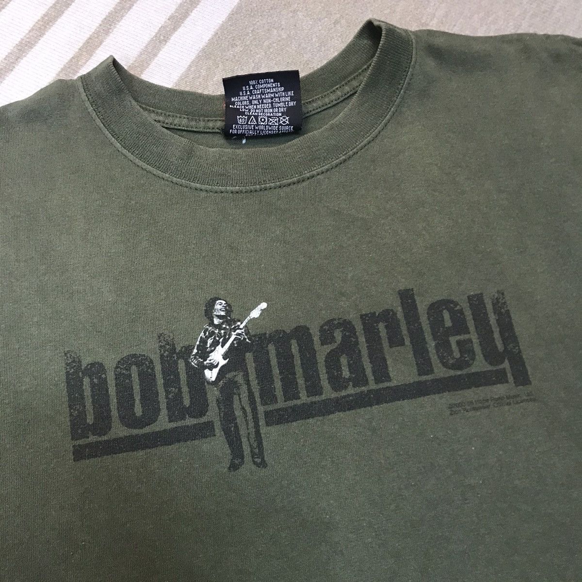 Band Tees × Vintage Y2k BOB MARLEY 2000s RARE TEE Size US L / EU 52-54 / 3 - 2 Thumbnail