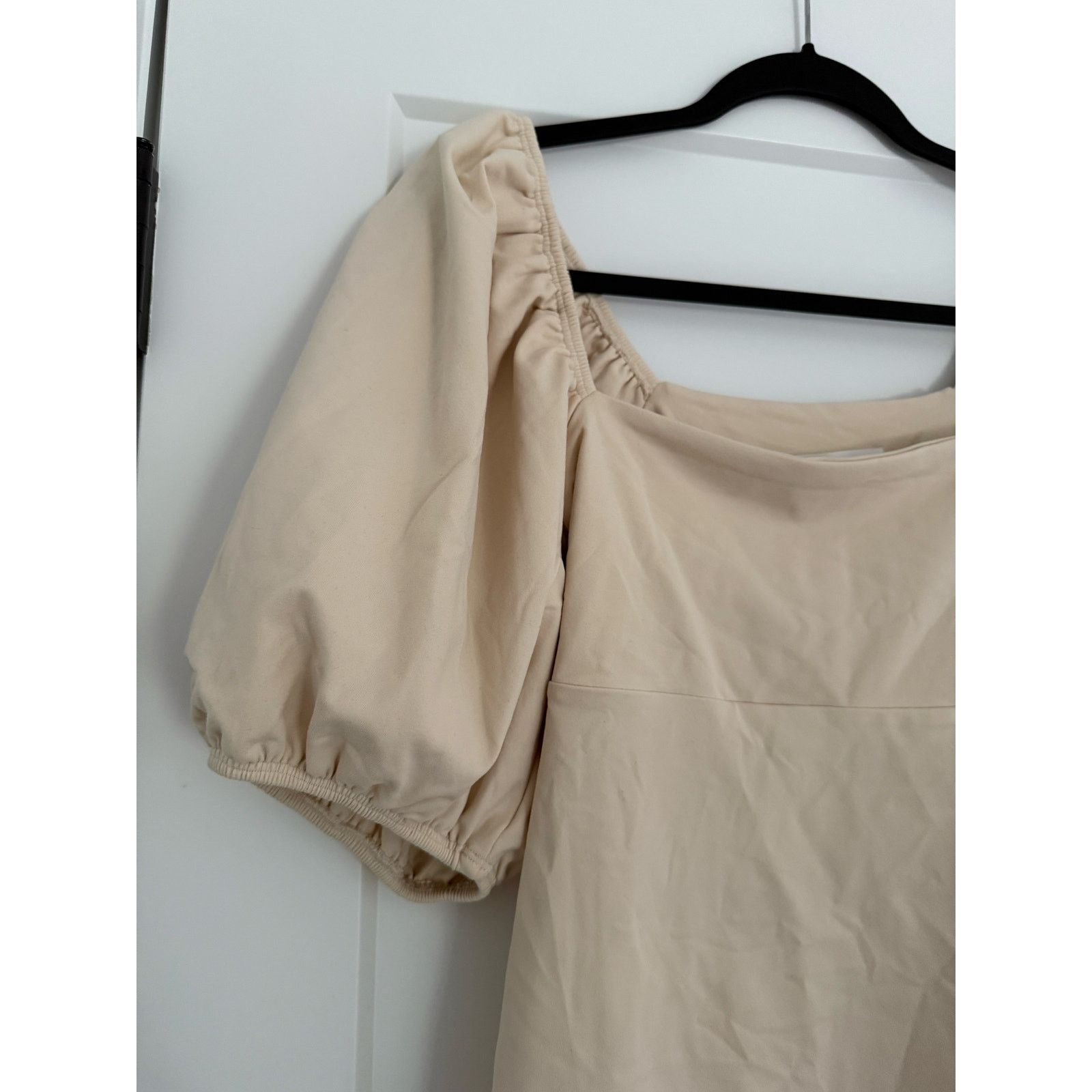 Susana Monaco $168 New Susana Monaco Revolve Puff Sleeve Top - crème - S Size S / US 4 / IT 40 - 5 Thumbnail