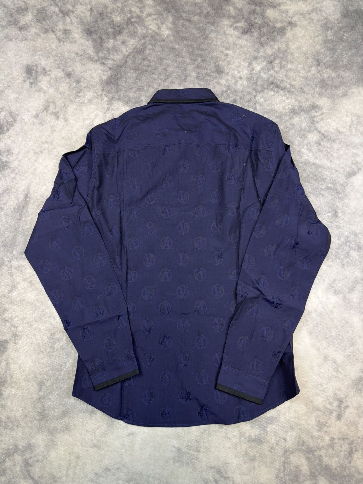 Designer × Versace Jeans Couture Versace Jeans Shirt Monogram Logo Designer Luxury Old Money Size US M / EU 48-50 / 2 - 3 Thumbnail