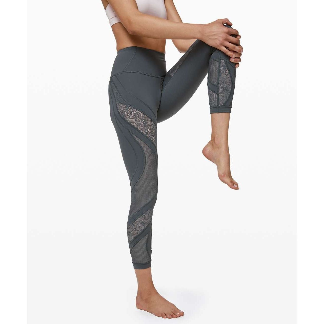 Lululemon LULULEMON Wunder Under High-Rise Tight Gray Womens 10 Size 32" / US 10 / IT 46 - 10 Thumbnail