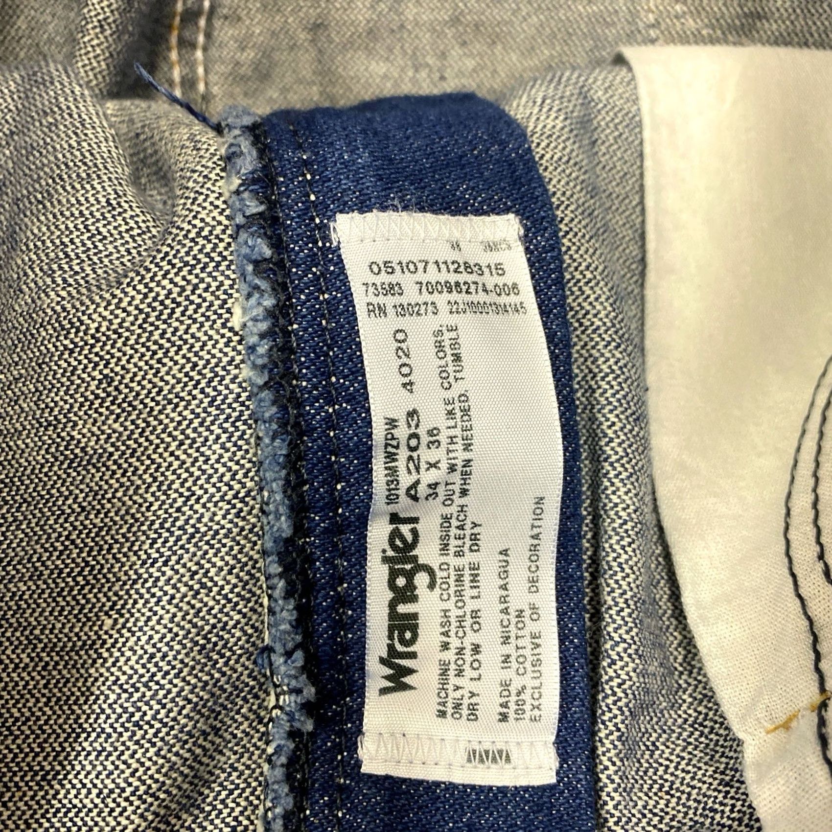 Wrangler Wrangler 13MWZ Cowboy Cut Jeans Mens 34x36 Original Fit Western Pro Rodeo NEW Size US 34 / EU 50 - 2 Thumbnail