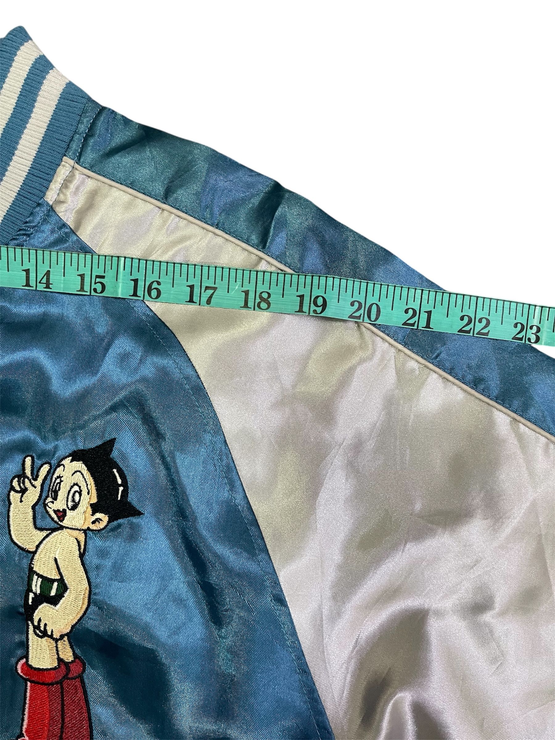 Anime Astro Boy Sukajan Sourvenir Satin Blue Jacket sz XL Size US XL / EU 56 / 4 - 17 Thumbnail