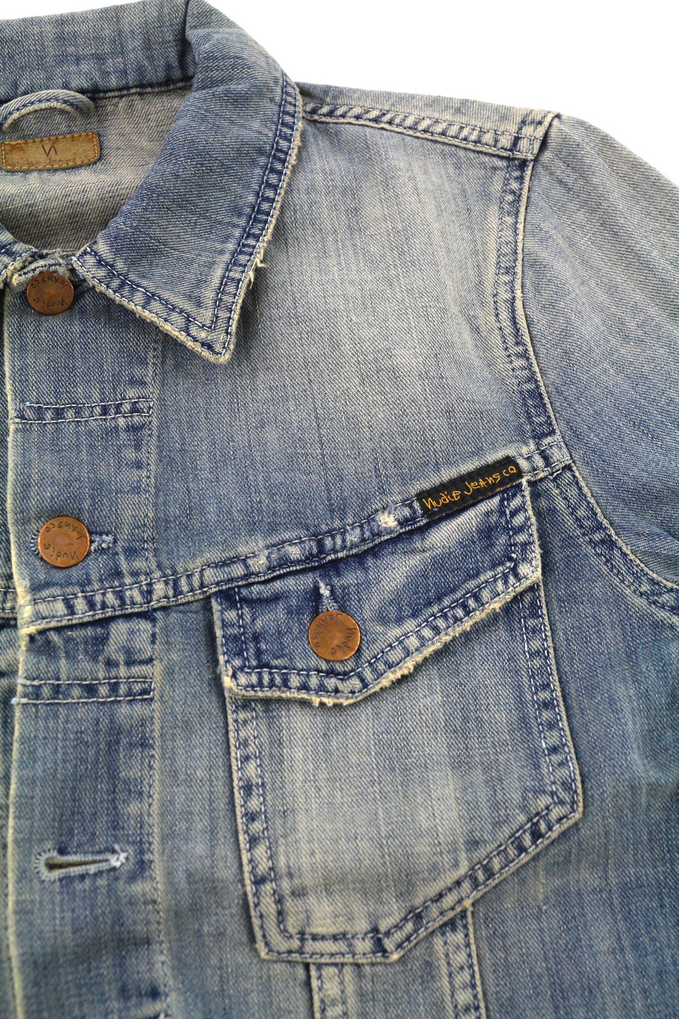 Nudie Jeans BILLY S Light Shades Washed Jacket 81598 Size US S / EU 44-46 / 1 - 6 Thumbnail