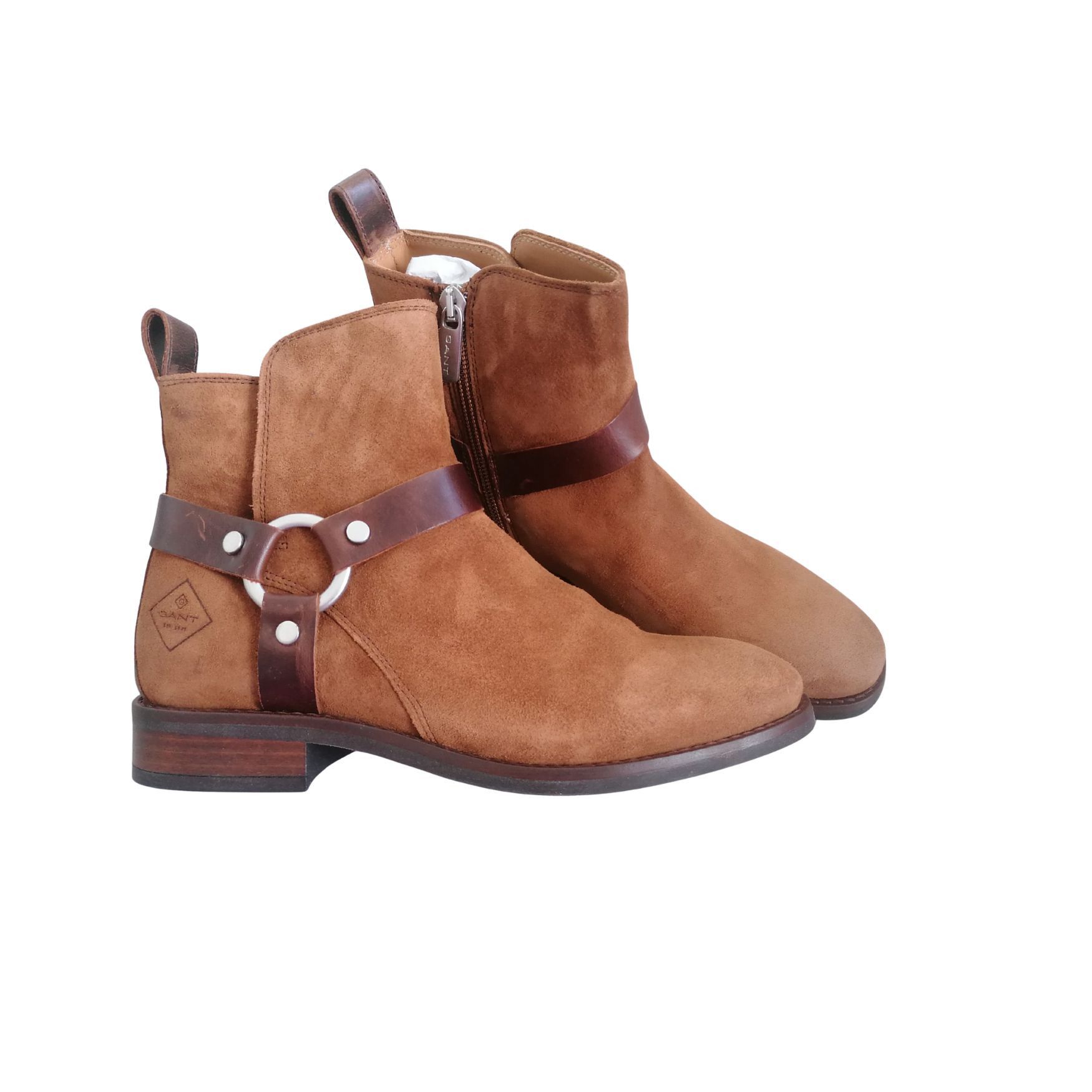 new unworn suede ankle boots Gant Fay