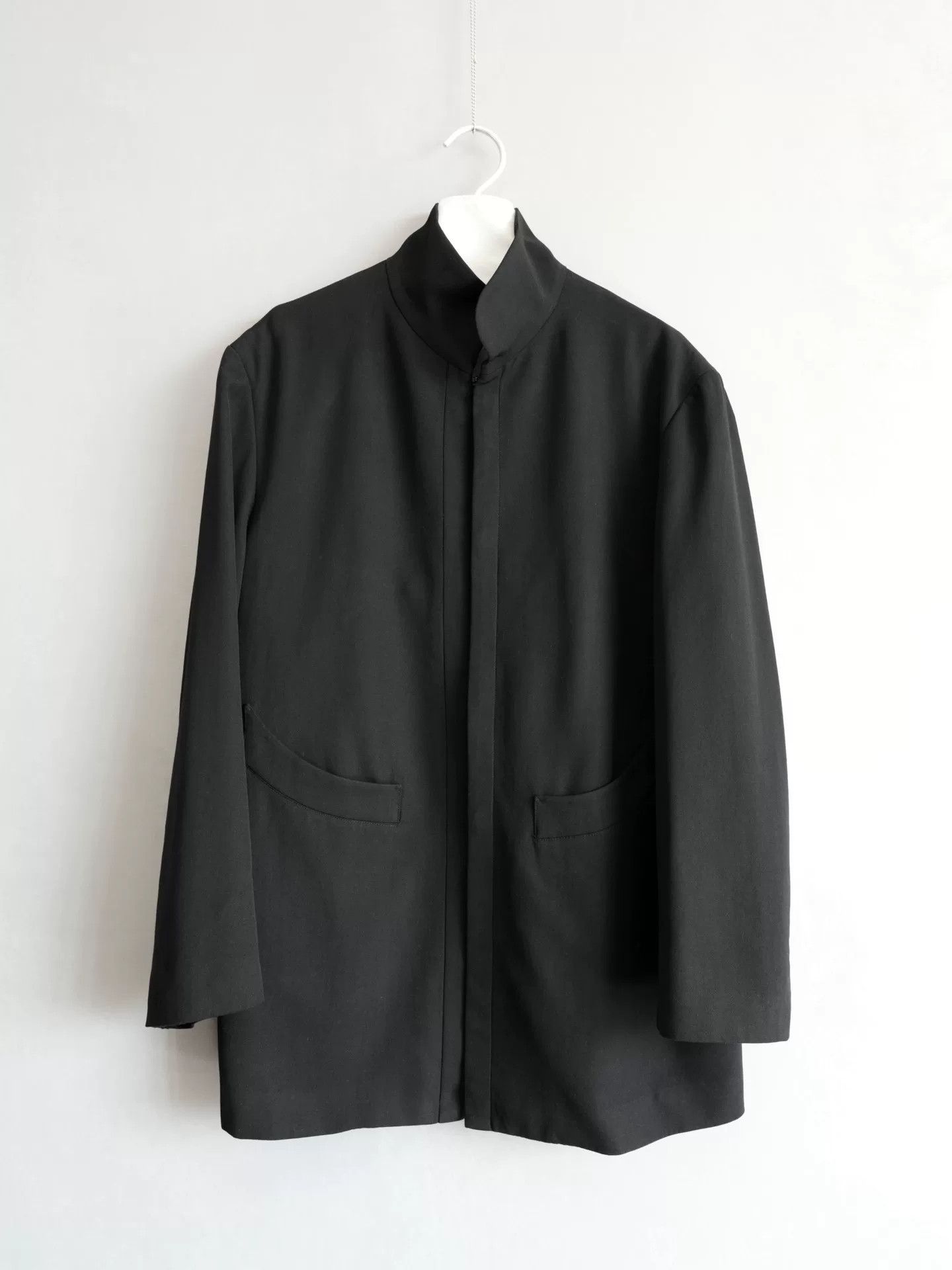 Yohji Yamamoto yohji yamamoto black wool jacket Size US S / EU 44-46 / 1 - 1 Thumbnail