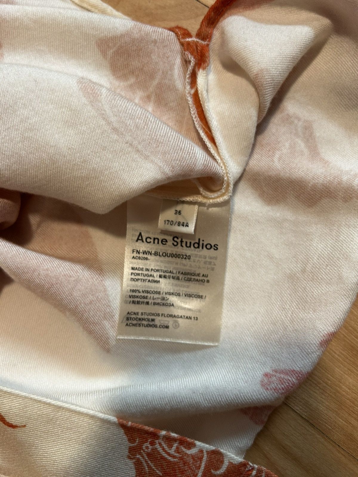 Acne Studios Acne Studios Ss20 Camp Shirt unisex Size US S / EU 44-46 / 1 - 2 Thumbnail