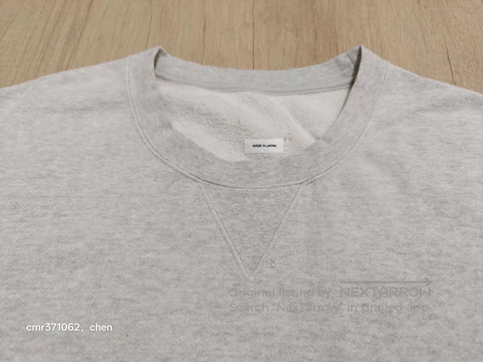 Visvim Gray Short Sleeve Crewneck Sweatshirt. Size US L / EU 52-54 / 3 - 2 Thumbnail
