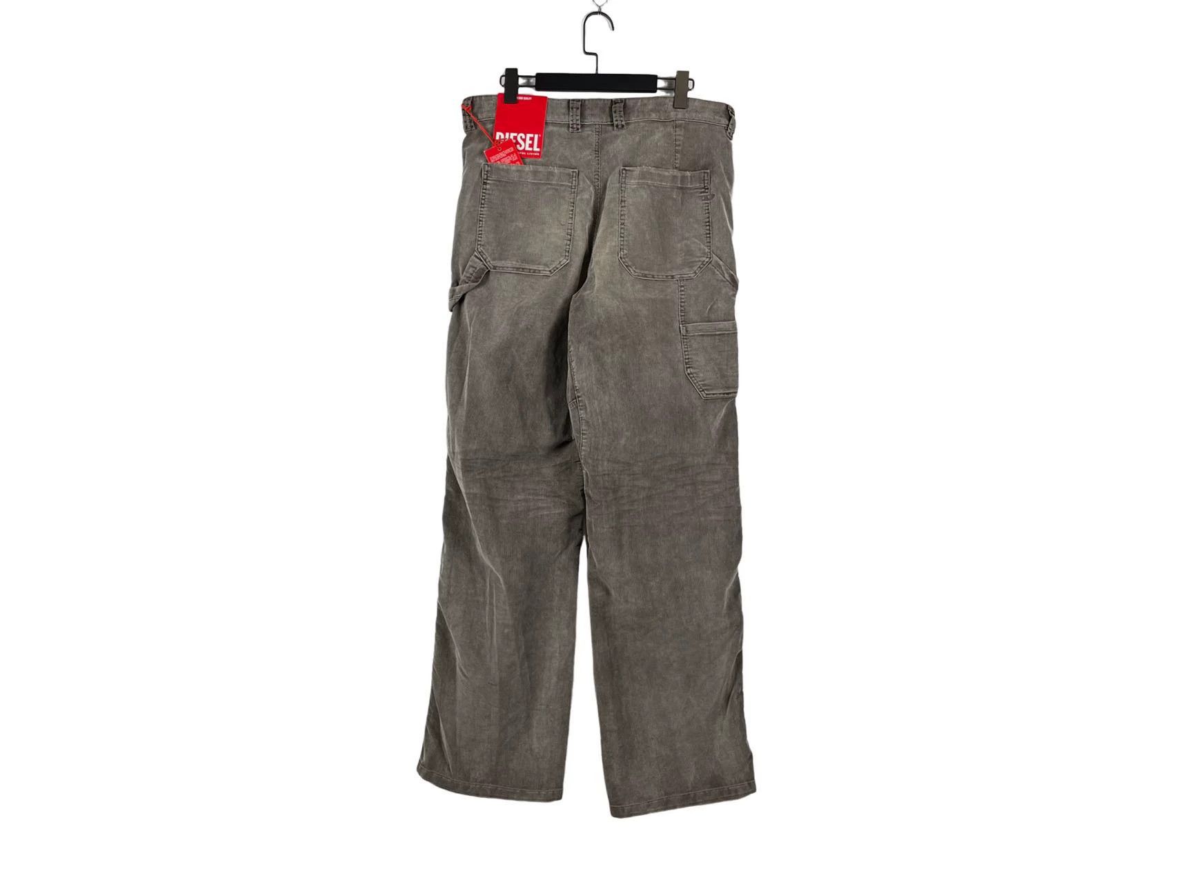 Dior DIESEL SS24 Corduroy Logging Pants Wide Leg Size US 31 - 2 Thumbnail