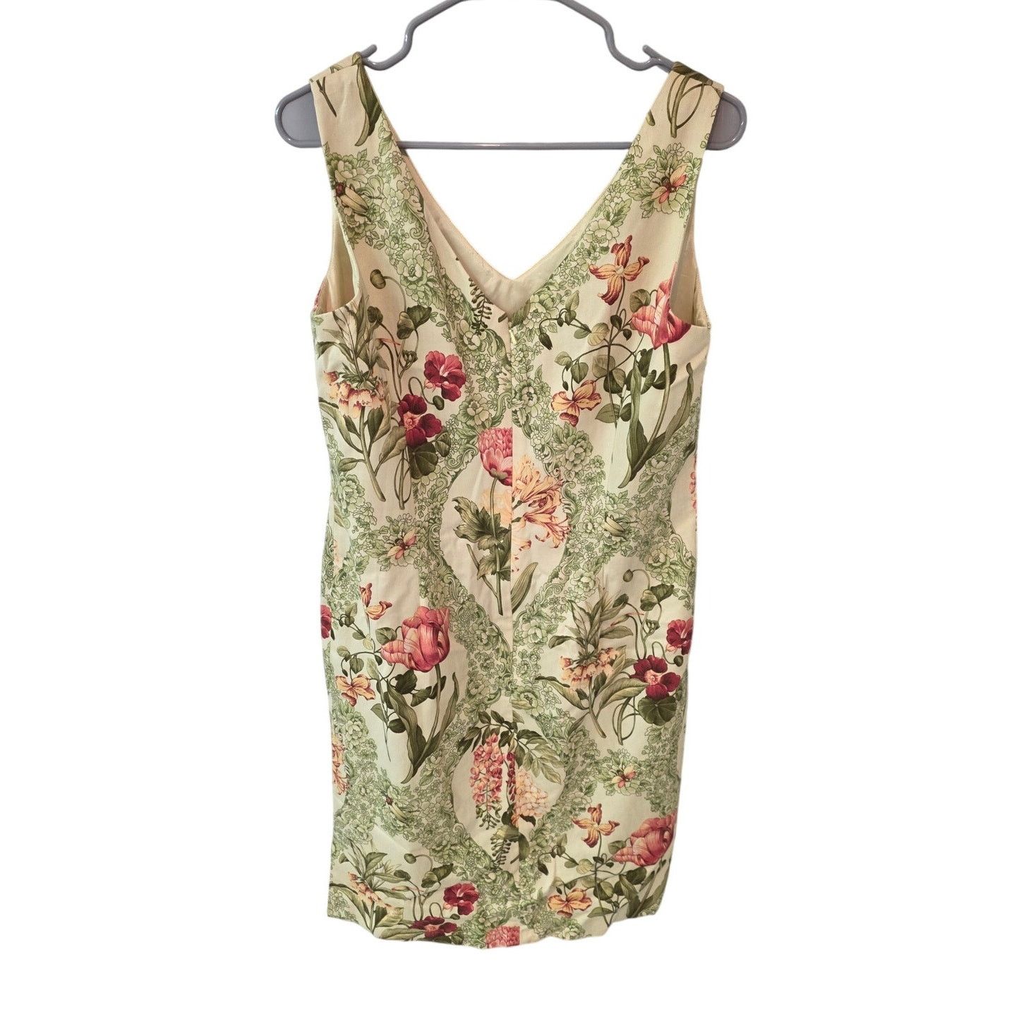 Talbots Talbots Sleeveless Yellow Floral Print Beaded Dress -Size 12 Size XL / US 12-14 / IT 48-50 - 2 Thumbnail