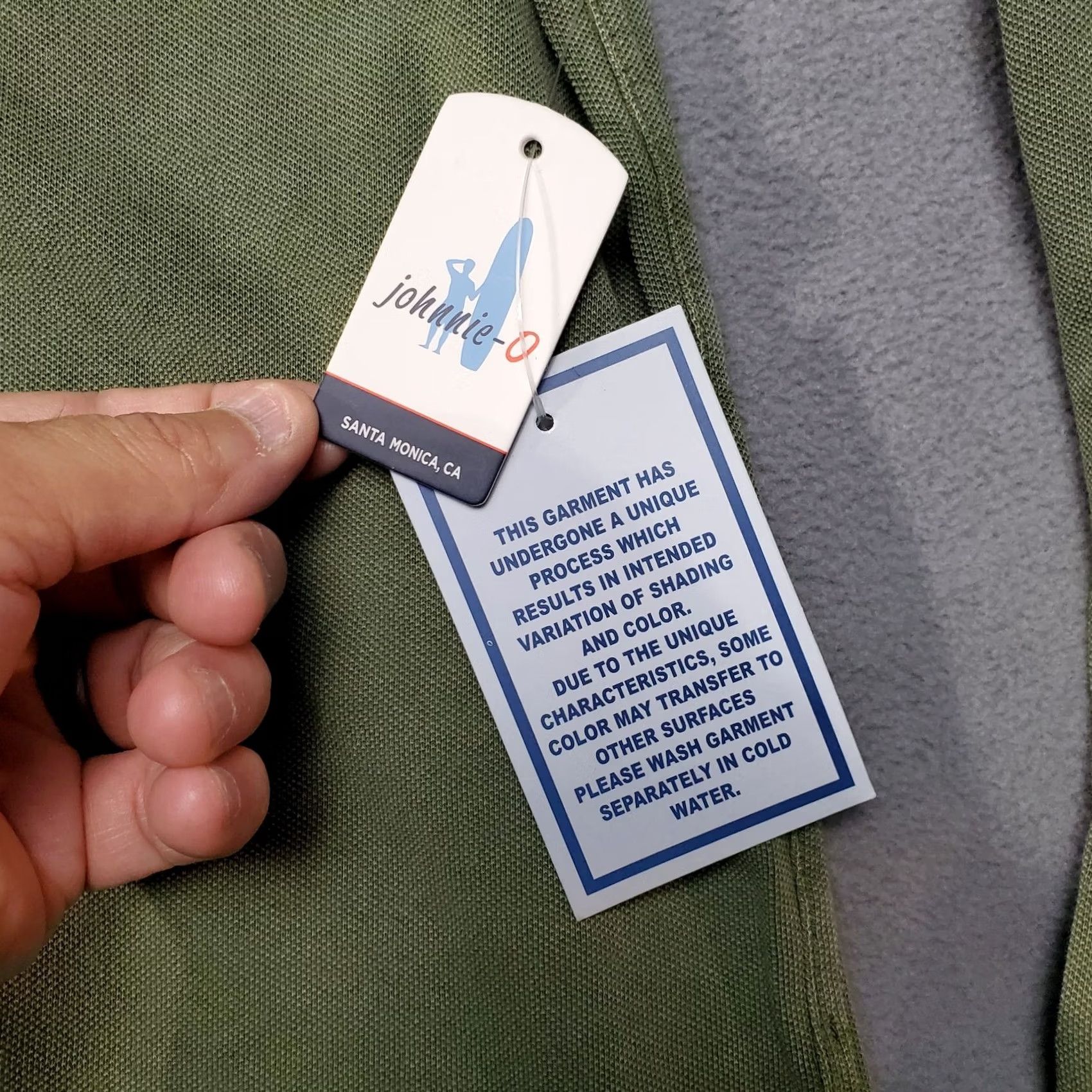 johnnie-O Johnnie-O Shirt Mens XL Pine Green Surfside Long Sleeve Button-Up Tweener W Tags New Size US XL / EU 56 / 4 - 6 Thumbnail
