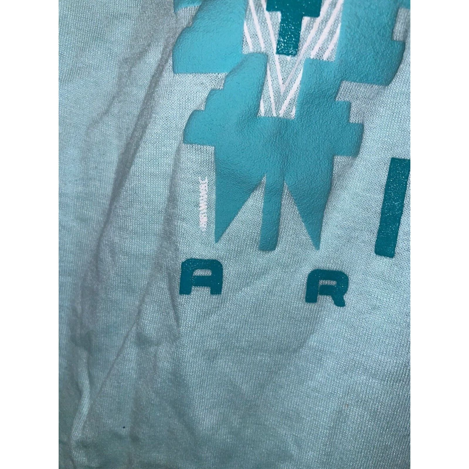 Jerzees Vintage Arizona Shirt Southwest Art Blue Tee 90s Graphic S Size US S / EU 44-46 / 1 - 7 Thumbnail