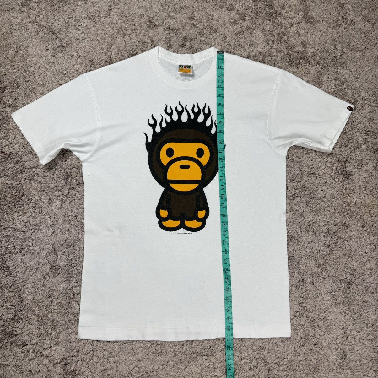 Bape Bape Baby Milo Flame Rare T-shirt Size US L / EU 52-54 / 3 - 15 Thumbnail