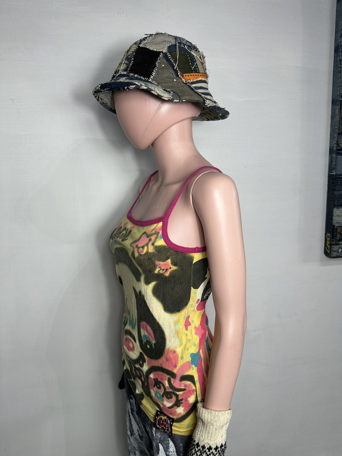 Japanese Brand Grand Slam Japanese Cartoon Sleeveless Nice Design Art Size XS / US 0-2 / IT 36-38 - 14 Thumbnail
