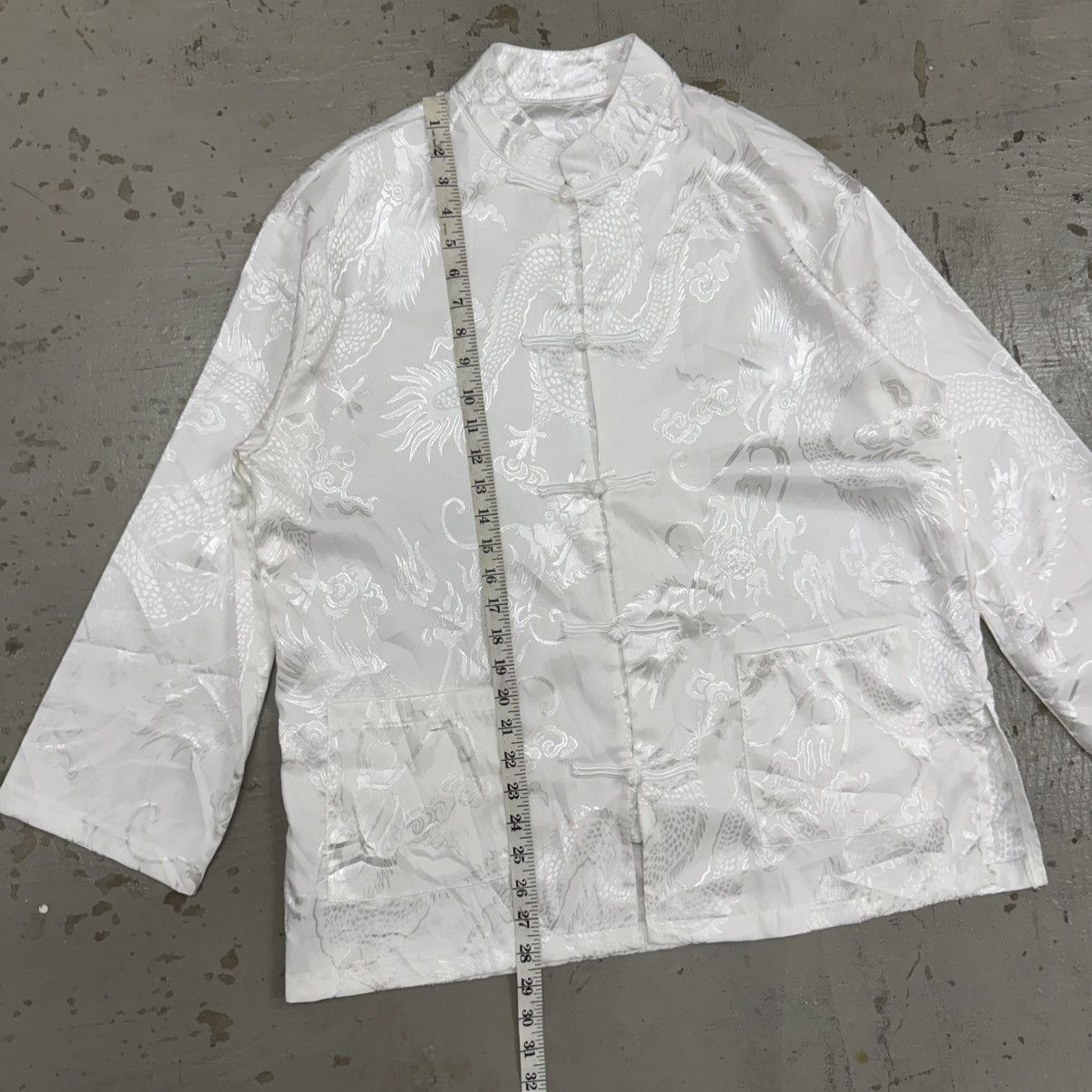 Shanghai Tang Shanghai Tang Style Mandarin Collar Light Shirt Size US L / EU 52-54 / 3 - 5 Thumbnail