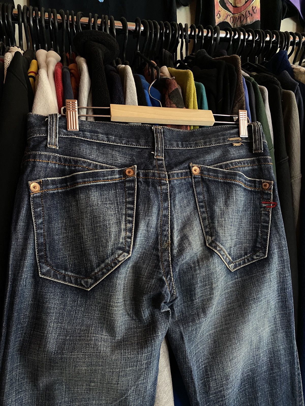 Diesel VINTAGE DIESEL DENIM JEANS Y2k Size 30" / US 8 / IT 44 - 4 Thumbnail