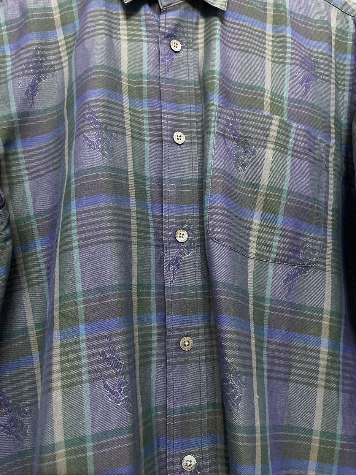 Burberry × Vintage Burberrys Full Print Button Up Shirt Size US M / EU 48-50 / 2 - 5 Thumbnail