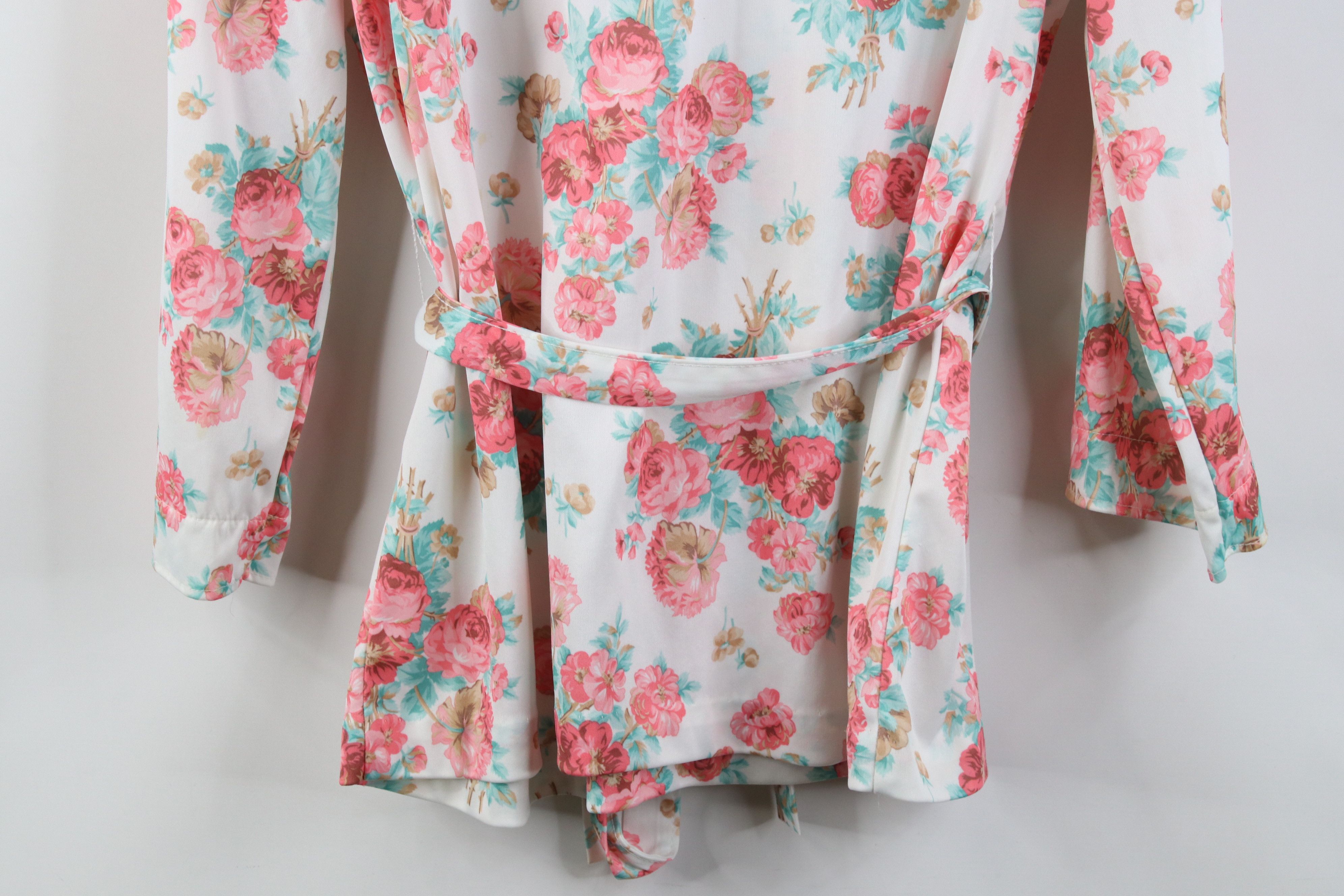 Vintage Vintage 70s Mid Century Modern MCM Flower Knit Shirt Top US Size XL / US 12-14 / IT 48-50 - 13 Thumbnail