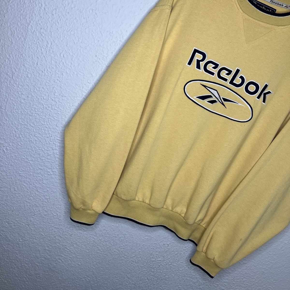 Reebok × Vintage 90s Vintage Reebok Crewneck Boxy Sweatshirt Embroidered logo Size US L / EU 52-54 / 3 - 2 Thumbnail