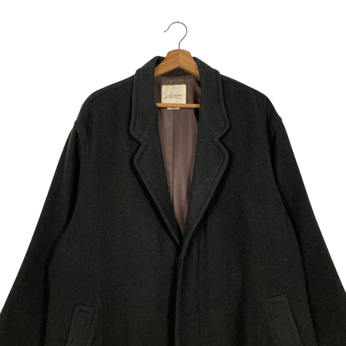 Japanese Brand S. Yoshihiko Arbatax Wool Overcoat Size US XL / EU 56 / 4 - 2 Thumbnail