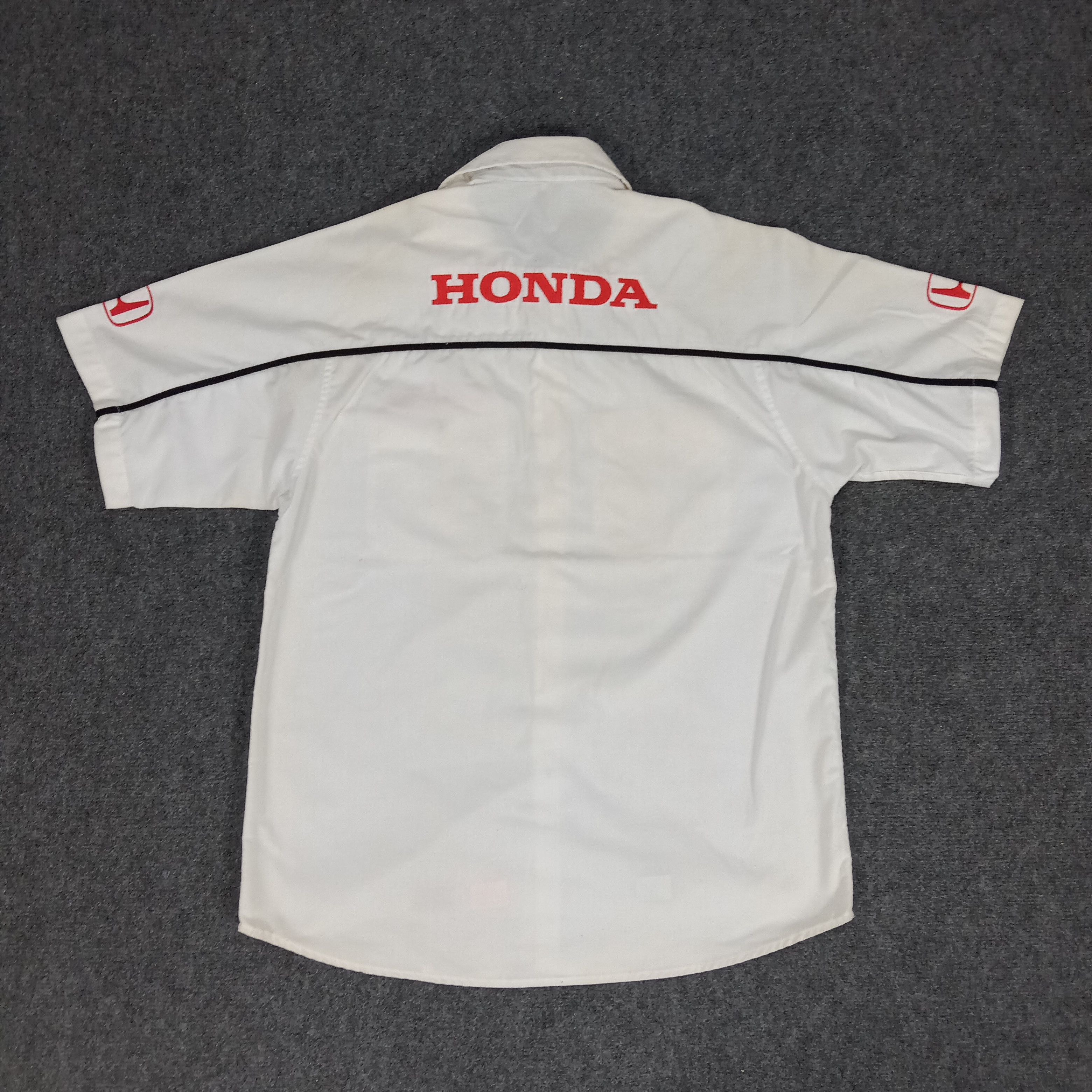 Honda × Vintage Honda F1 Racing Team Shirt Button Up Size US L / EU 52-54 / 3 - 1 Thumbnail