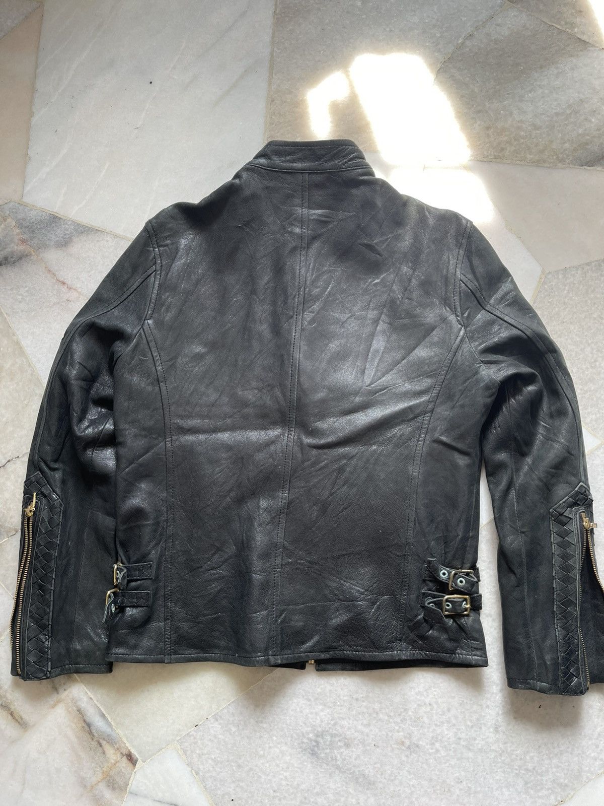 If Six Was Nine 90s Abahouse Ifsixwasnine Leather Rider Jacket 97 Size US S / EU 44-46 / 1 - 9 Thumbnail